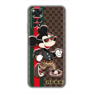 Чехлы Бренд GUCCI для Xiaomi Redmi Note 11 / 11s (Маус Гуччи)