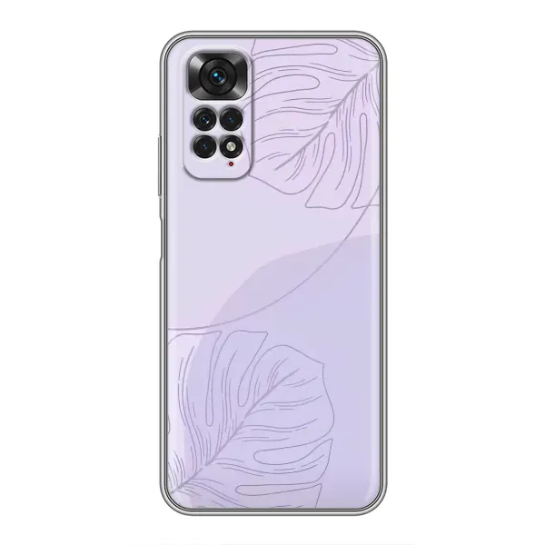 Чехол с рисунком «Монстера фиолетовая» для Xiaomi Redmi Note 11 / 11s Чехол с рисунком «Монстера фиолетовая» для Xiaomi Redmi Note 11 / 11s