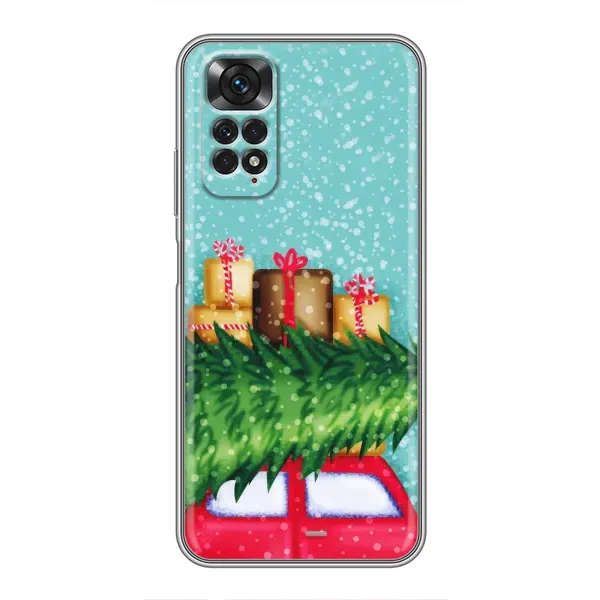 Чехол с рисунком «Новогодние подарки» для Xiaomi Redmi Note 11 / 11s Чехол с рисунком «Новогодние подарки» для Xiaomi Redmi Note 11 / 11s