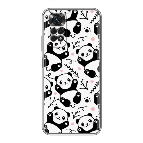 Чехол с рисунком «Пандочки» для Xiaomi Redmi Note 11 / 11s Чехол с рисунком «Пандочки» для Xiaomi Redmi Note 11 / 11s