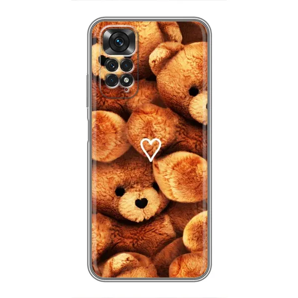 Чехол с рисунком «Плюшевый медвеженок» для Xiaomi Redmi Note 11 / 11s Чехол с рисунком «Плюшевый медвеженок» для Xiaomi Redmi Note 11 / 11s
