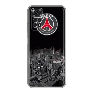 Силіконові Чохли з принтом Футбол на Xiaomi Redmi Note 11 / 11s (PSG)