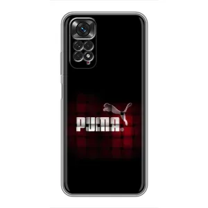 Чехол с Брендами одежды на Редми Нот 11 (PUMA стиль)