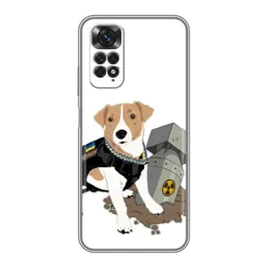 Чехол с принтом Собаки Патрон для Xiaomi Redmi Note 11 / 11s (Пёс Патрон с ракетой)