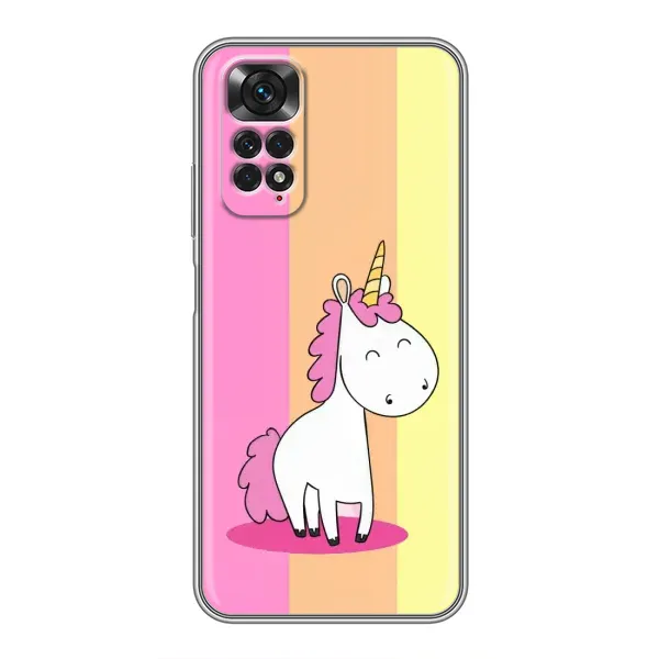Чехол с рисунком «Радужный Единорог» для Xiaomi Redmi Note 11 / 11s Чехол с рисунком «Радужный Единорог» для Xiaomi Redmi Note 11 / 11s