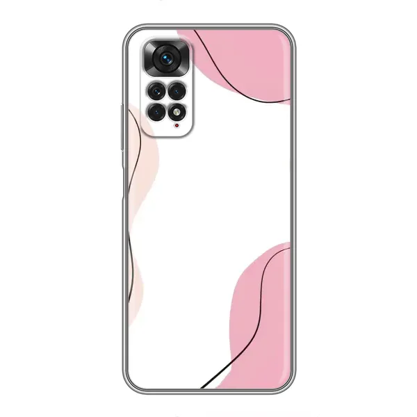 Чехол с рисунком «Розовый фон» для Xiaomi Redmi Note 11 / 11s Чехол с рисунком «Розовый фон» для Xiaomi Redmi Note 11 / 11s