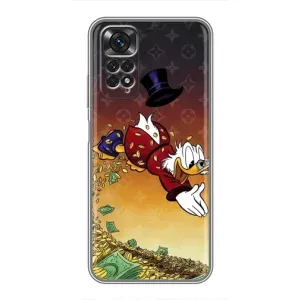 Силиконовый чехол для Xiaomi Redmi Note 11 / 11s (Скрудж Луи Виттон)
