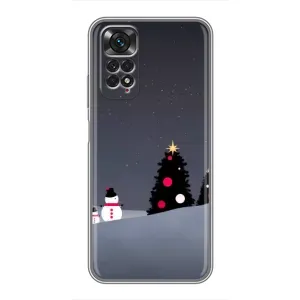 Чехлы на Новый Год Xiaomi Redmi Note 11 / 11s (Снеговички)