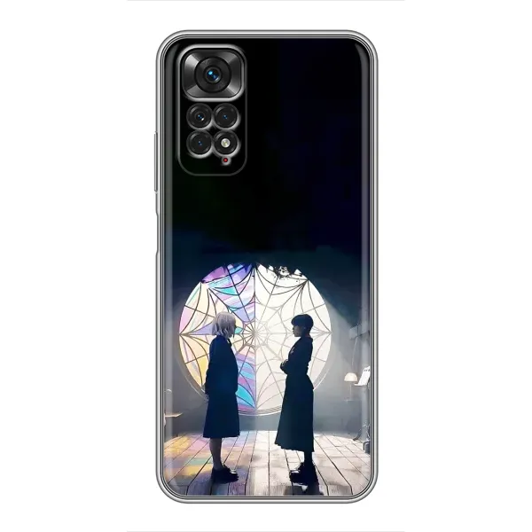 Чехол с рисунком «Уэнсдей и Энди» для Xiaomi Redmi Note 11 / 11s Чехол с рисунком «Уэнсдей и Энди» для Xiaomi Redmi Note 11 / 11s