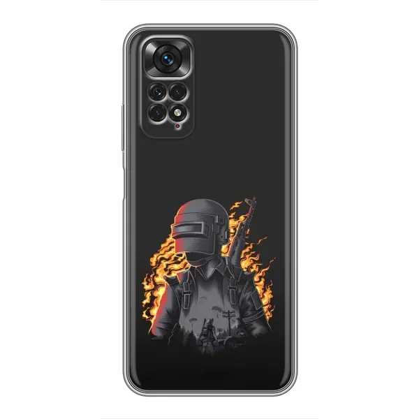 Чехол с рисунком «В огне» для Xiaomi Redmi Note 11 / 11s Чехол с рисунком «В огне» для Xiaomi Redmi Note 11 / 11s