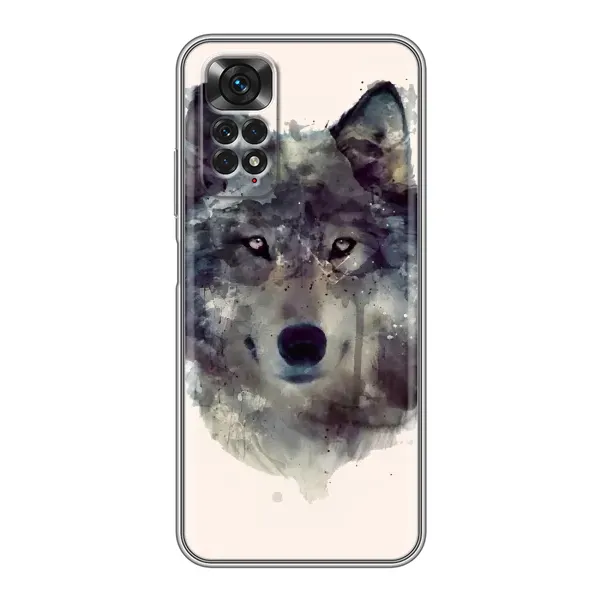 Чехол с рисунком «Волк» для Xiaomi Redmi Note 11 / 11s Чехол с рисунком «Волк» для Xiaomi Redmi Note 11 / 11s