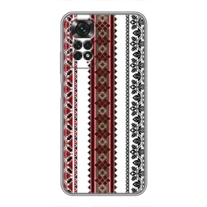 Силиконовый Чехол на Xiaomi Redmi Note 11 / 11s с картинкой Вышиванки (Вышиваночки)