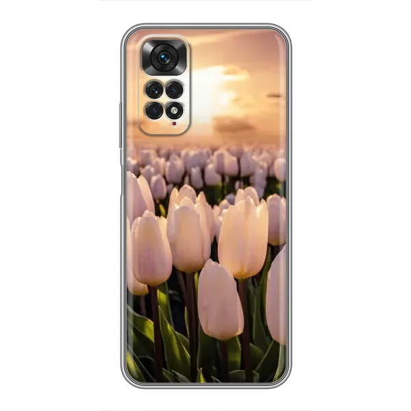 Чехол с рисунком «Закат с цветами» для Xiaomi Redmi Note 11 / 11s Чехол с рисунком «Закат с цветами» для Xiaomi Redmi Note 11 / 11s