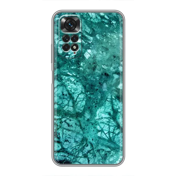 Чехол с рисунком «Зеленый мрамор» для Xiaomi Redmi Note 11 / 11s Чехол с рисунком «Зеленый мрамор» для Xiaomi Redmi Note 11 / 11s