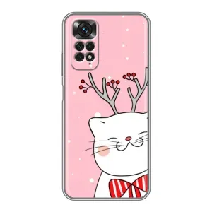 Чохол на тематику: Коти для Xiaomi Redmi Note 11 / 11s (Зимовий кіт)
