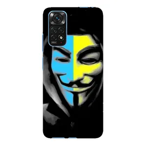 Чехол с Украинской символикой на Редми Нот 11Е Про (Анонимус патриот)