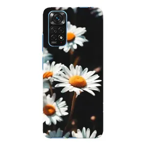 Чехол с ромашками на Xiaomi Redmi Note 11E Pro (Белые ромашки)
