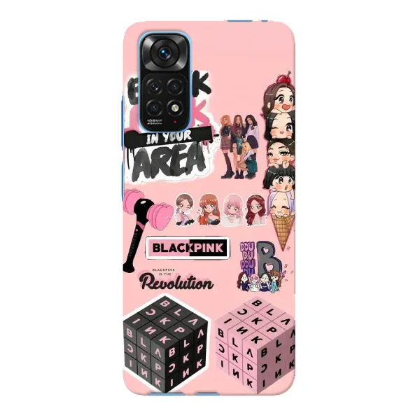 Чехол с рисунком «BLACK PINK коллаж» для Xiaomi Redmi Note 11E Pro Чехол с рисунком «BLACK PINK коллаж» для Xiaomi Redmi Note 11E Pro