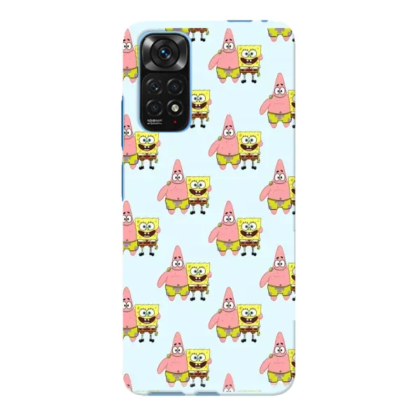 Чохол з малюнком «Боб і Патрік» для Xiaomi Redmi Note 11E Pro Чохол з малюнком «Боб і Патрік» для Xiaomi Redmi Note 11E Pro