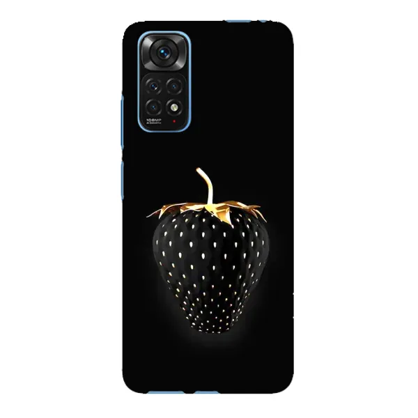 Чехол с рисунком «Чёрная клубника» для Xiaomi Redmi Note 11E Pro Чехол с рисунком «Чёрная клубника» для Xiaomi Redmi Note 11E Pro