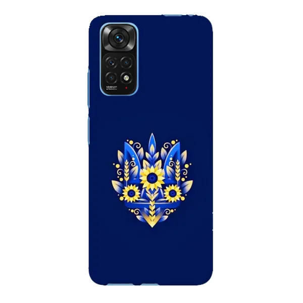 Чехол с рисунком «Цветущий Герб» для Xiaomi Redmi Note 11E Pro