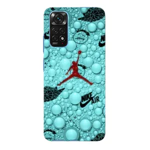 Силіконовый Чохол Nike Air Jordan на Редмі Нот 11Е Про (Джордан Найк)