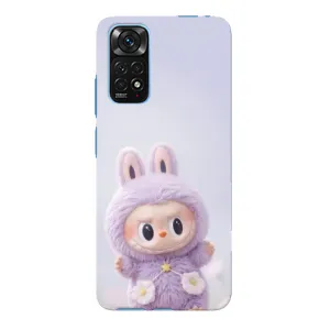 Чохол з принтом Лабубу для Xiaomi Redmi Note 11E Pro (Фіолетовий Лабубу)