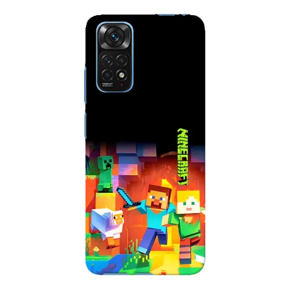 Чехол с рисунком «Герой Майнкрафт» для Xiaomi Redmi Note 11E Pro Чехол с рисунком «Герой Майнкрафт» для Xiaomi Redmi Note 11E Pro