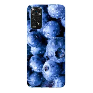 Чехол с изображением  вкусной еды для Xiaomi Redmi Note 11E Pro (Голубика)