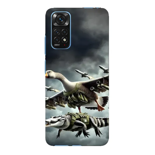 Чехол с рисунком «Гусини и крокодило» для Xiaomi Redmi Note 11E Pro Чехол с рисунком «Гусини и крокодило» для Xiaomi Redmi Note 11E Pro