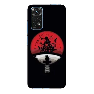 Чохли з принтом Ітачі Учіха на Xiaomi Redmi Note 11E Pro (Ітачі на чорному)