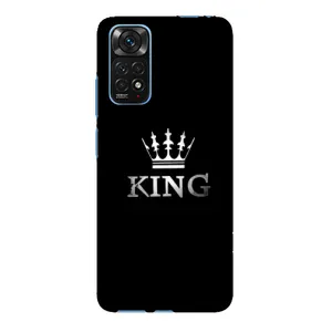 Чохол (Корона на чорному фоні) для Редмі Нот 11Е Про (KING)