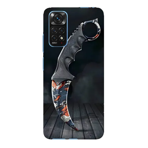 Чехол с рисунком «Кинжал КС ГО» для Xiaomi Redmi Note 11E Pro Чехол с рисунком «Кинжал КС ГО» для Xiaomi Redmi Note 11E Pro