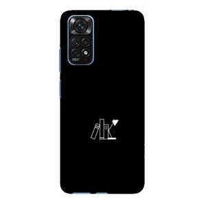 Чехол с картинками на черном фоне для Xiaomi Redmi Note 11E Pro (Книжки)