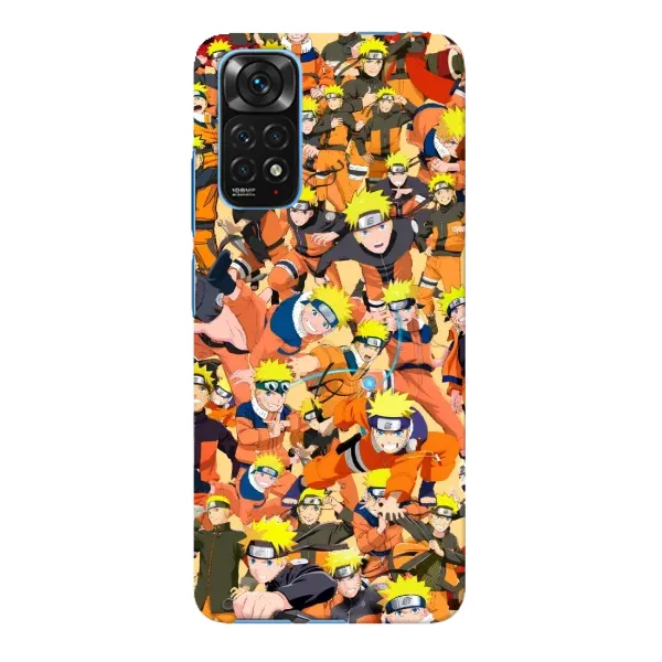 Чехол с рисунком «Коллаж Наруто» для Xiaomi Redmi Note 11E Pro Чехол с рисунком «Коллаж Наруто» для Xiaomi Redmi Note 11E Pro