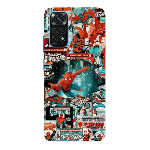 Чехол с рисунком «Комиксы Человек Паук» для Xiaomi Redmi Note 11E Pro Чехол с рисунком «Комиксы Человек Паук» для Xiaomi Redmi Note 11E Pro