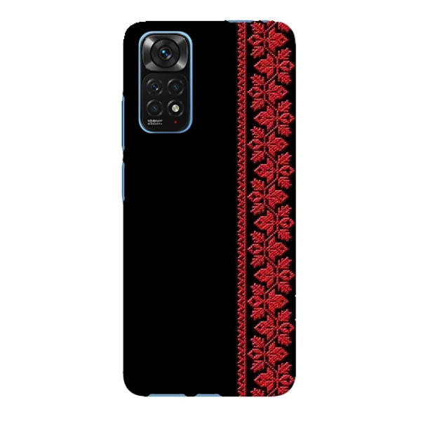 Чехол с рисунком «Красная Вышиванка» для Xiaomi Redmi Note 11E Pro Чехол с рисунком «Красная Вышиванка» для Xiaomi Redmi Note 11E Pro