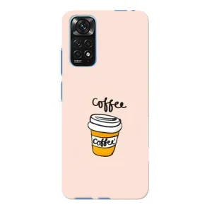 Чехол с изображением  вкусной еды для Xiaomi Redmi Note 11E Pro (Кружка кофе)