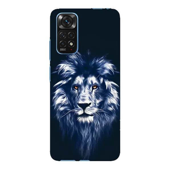 Чехол с рисунком «Лев - синий» для Xiaomi Redmi Note 11E Pro Чехол с рисунком «Лев - синий» для Xiaomi Redmi Note 11E Pro