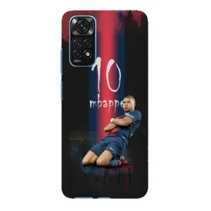 Чехол (TPU) с Футболистом на Xiaomi Redmi Note 11E Pro (MBAPPE 10)