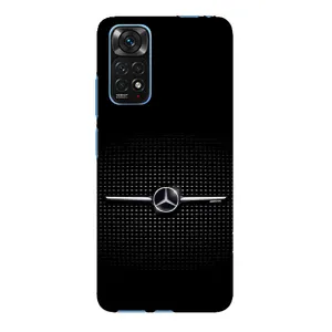 Силиконовый бампер с картинкой машины на Xiaomi Redmi Note 11E Pro (Mercedes)