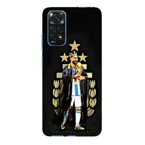 Чехлы Лео Месси Аргентина для Xiaomi Redmi Note 11E Pro (Месси король)