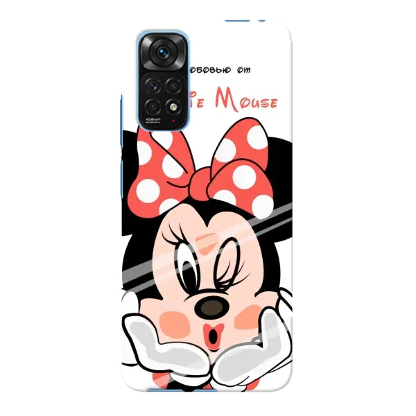 Чехол с рисунком «Minni Mouse» для Xiaomi Redmi Note 11E Pro Чехол с рисунком «Minni Mouse» для Xiaomi Redmi Note 11E Pro