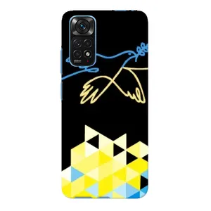 Чехол на Xiaomi Redmi Note 11E Pro Украинский дизайн (Мир для Украины)