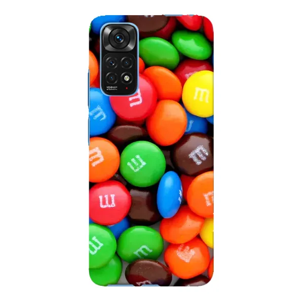 Чехол с рисунком «Разноцветные M&M'S» для Xiaomi Redmi Note 11E Pro Чехол с рисунком «Разноцветные M&M'S» для Xiaomi Redmi Note 11E Pro