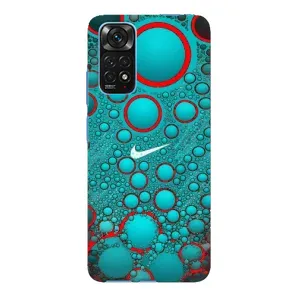 Силіконовый Чохол на Xiaomi Redmi Note 11E Pro з картинкою НАЙК (Найк зелений)
