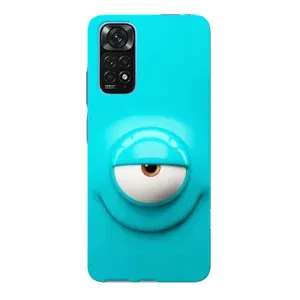 Силиконовые Чехлы (смешные стикеры) для Xiaomi Redmi Note 11E Pro (Одноглазик)