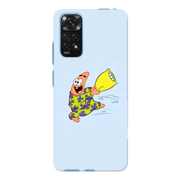 Чохол з малюнком «Патрік із подушкою» для Xiaomi Redmi Note 11E Pro Чохол з малюнком «Патрік із подушкою» для Xiaomi Redmi Note 11E Pro