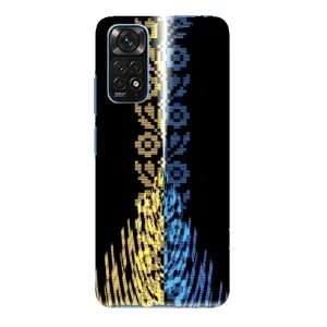 Силіконовый Чохол на Xiaomi Redmi Note 11E Pro (Патріотична вишиванка)
