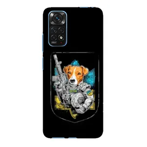 Чехол с принтом для Xiaomi Redmi Note 11E Pro (Патрон Воин)